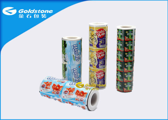 Dört / Sekiz Bardak İçin Kolay Peel Kapak Makarası Filmi / VM-PET / Alüminyum Malzeme