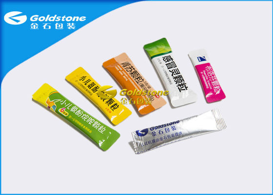 Kolay Taşıyan Tasarım Stick Pack Sözleşme Ambalaj PET / Alüminyum / PE Malzeme